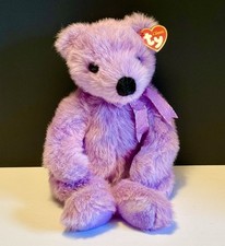 1999 Ty Classic Beanie Babies LILACBEARY Purple Lavender Tags 14" Plush Bear