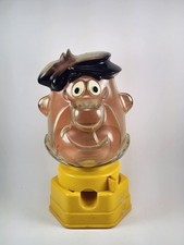Fred Flintstone Gumball Machine - 1968 Hasbro USA 8.5" Tall Plastic