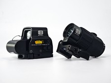 G45 5X Sight Magnifier With 20mm QD Mount 558 Red Green Dot QD Mount 20mm Black