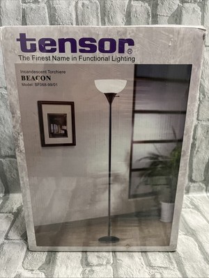 Vintage Tensor Incandescent Torchiere Beacon Stand Up Lamp 
