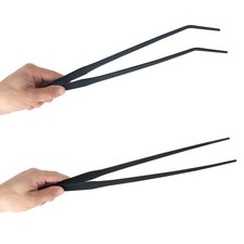 Aquarium Tweezers Extra Long 15 inches Feed Tong Clamps - FEITA Straight and ...