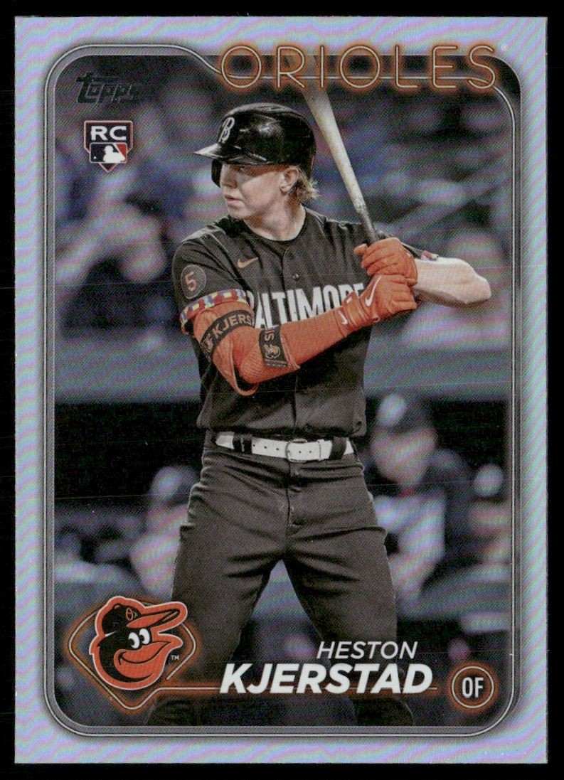 Heston Kjerstad 2024 Topps Rainbow Foil Baltimore Orioles #394