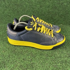 Adidas Rod Laver Tennis Shoes Rare Blue & Yellow US Size 11 Originals