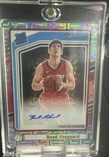 2024-25 Panini Donruss - Rated Rookie Signatures Reed Sheppard #251 Choice (AU,