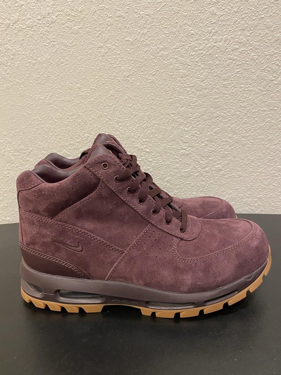 Nike Air Max Goadome Boots Deep Burgundy Gum 865031-602 Men Size 9