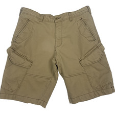 Woolrich Cargo Shorts Men s 32 Khaki Cotton Multi Pocket Outdoor