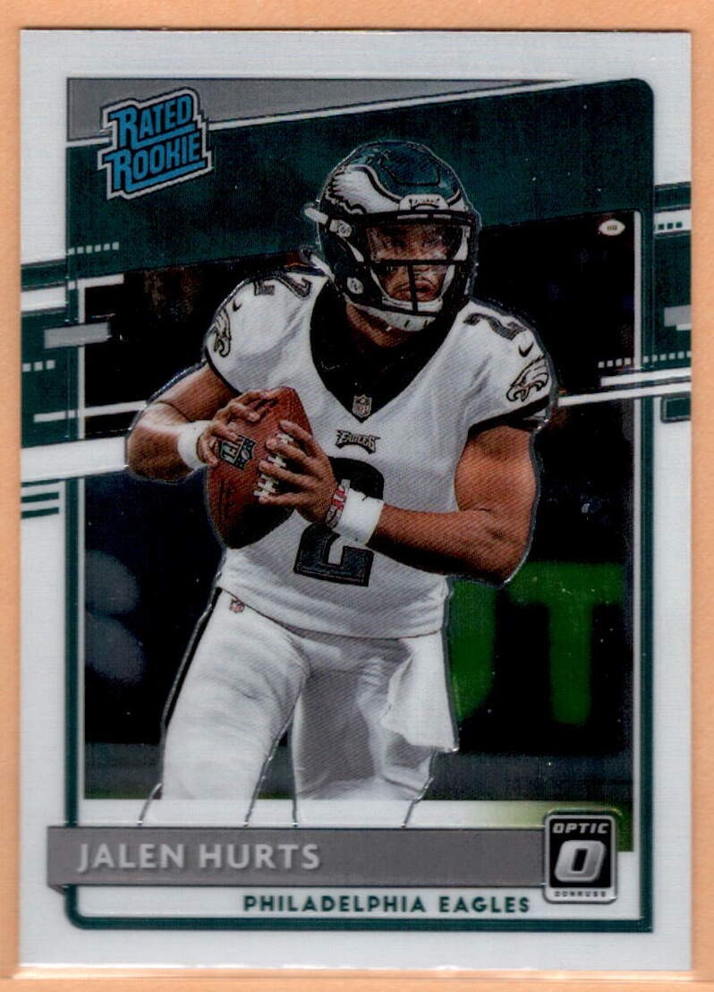 2020 Panini Donruss Optic Jalen Hurts Rated Rookie RC #164