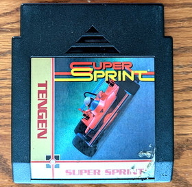 Super Sprint NES Nintendo TENGEN Game Cartridge Authentic Cleaned Tested Working