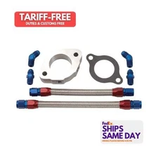 Edelbrock 8095, Kit Natural Aluminum Water Bypass Kit - Gm Performance Parts