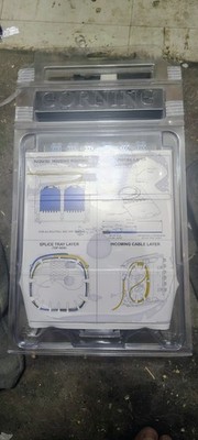 Corning CCH-CS24-A9-P00RE Type LC Duplex 24 F Pigtailed Splice Cassette OS2 SM 