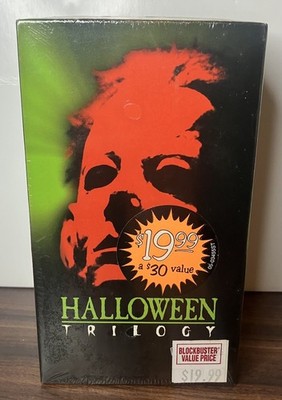 Halloween Trilogy Blockbuster Exclusive VHS Box Set - SEALED
