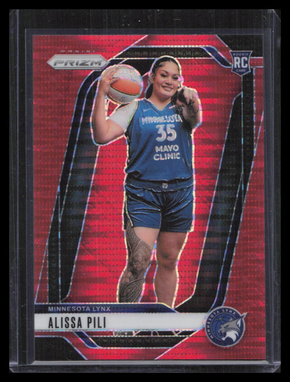 2024 Panini Prizm WNBA #83 Alissa Pili Red Pulsar Prizms #/299