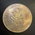 Photo of a 1953 Mexico 5 Pesos Silver from an eBay listing that sold on Jul 17, 2026