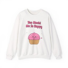 You Mochi Me So Happy Sweatshirt, Kawaii Mochi Pun Crewneck, Squishy Lover Gift