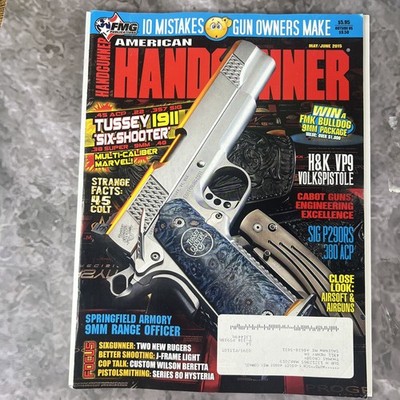 American Handgunner Magazine Bagged and Boarded June 2015