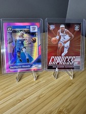 Shai Gilgeous-Alexander Card Lot 24-25 Optic Express Lane / Optic Pink Hyper