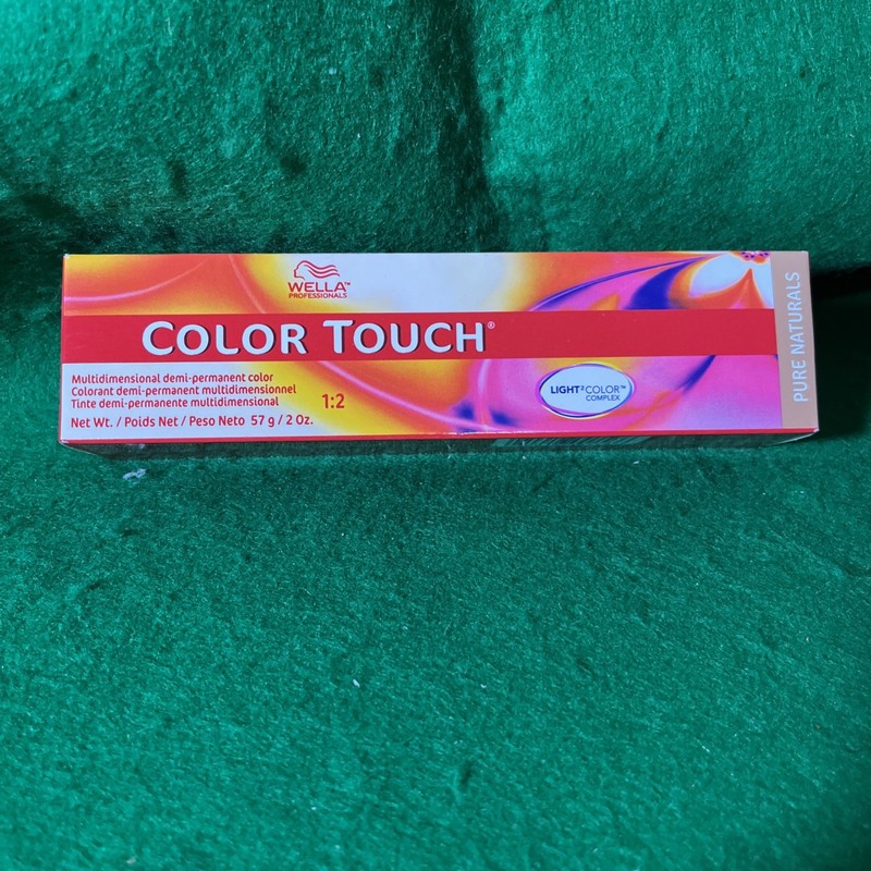 WELLA - COLOR TOUCH - Pure Naturals 2 oz - 8/0- Light Blonde/ Natural