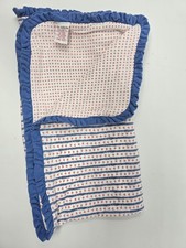 Gymboree NWOT Baby Girl Vintage Rainbow Tag Little Sailor Baby Blanket Rare 