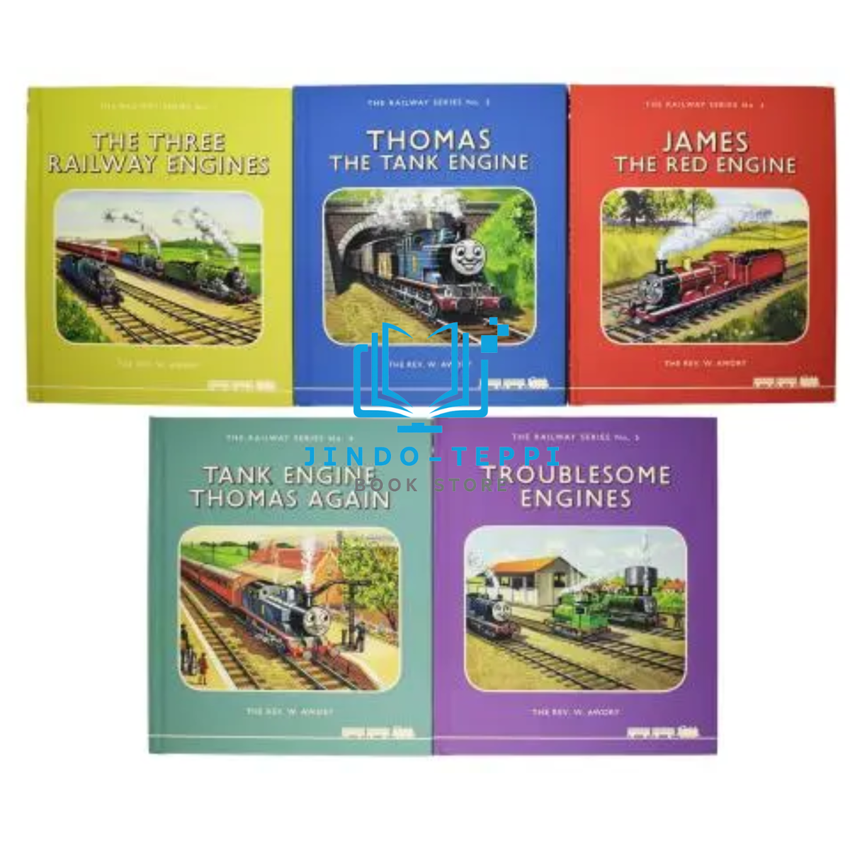 Thomas Tank Engine 5 Book Box Set Classic Collection Kids