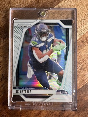 2024 Panini Prizm #261 DK Metcalf White Prizm /35 Seattle Seahawks
