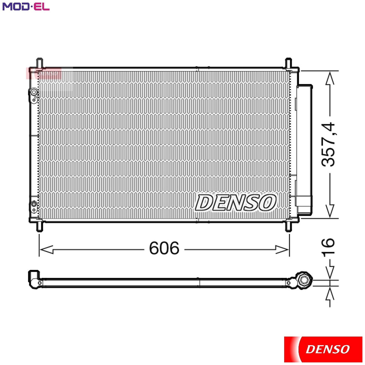 Fits DENSO DCN50058 condenser YARIS 12-.. - Image 13