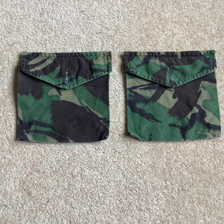 TWO x British Army DPM Combat Jacket 7” x 7” Pockets