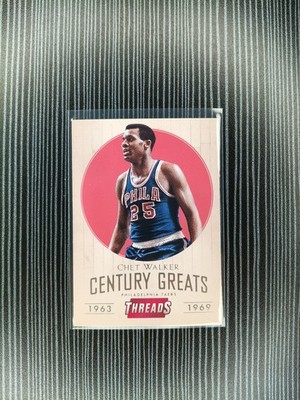 2014-15 Panini Threads Chet Walker Century Greats #19 76ers