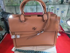 Elegant New W/Tags Tory Burch Carter Top Handle Satchel Brown