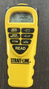 Strait-Line Laser Tape Measure 50 Ft Electronic Distance Measurer 5.25”
