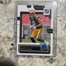 2022 Panini Donruss - Rated Rookie Christian Watson #319 (RC)