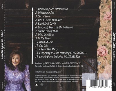 LORETTA LYNN - FULL CIRCLE NEW CD