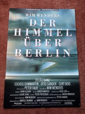 Der Himmel über Berlin Kinoplakat Poster A1, Wim Wenders, Bruno Ganz