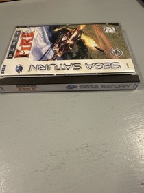 Black Fire (Sega Saturn, 1996) Complete CIB W/ Reg Card Tested Working