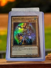 🔥Elemental Hero Sparkman - Super Rare  OPTP-EN004 Limited Edition Factory Seale