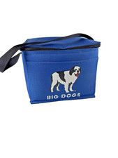 Vintage ESTATE  Big Dogs 6 Pack Insulated Soft Cooler Blue w Strap Retired