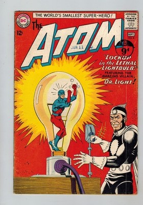 Atom (1962) #   8 (4.0-VG) (2010988) Dr. Light 1963