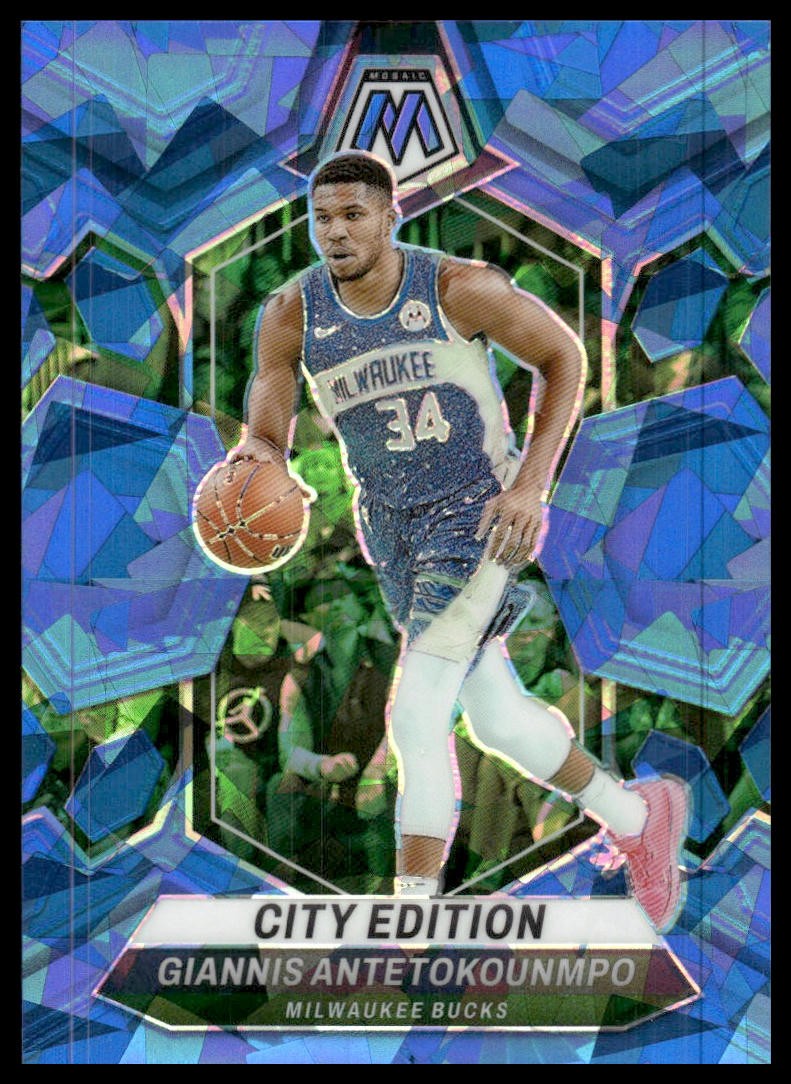 2023-24 Panini Mosaic #279 Giannis Antetokounmpo Ice #/125