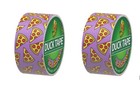 2 Pack Duck Brand Duct Tape, Pizza Design, 1.88 inch x 10 Yards, Heavy Duty New
