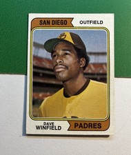 1974 Topps Dave Winfield #456 Rookie Card RC PADRES HOF EX. rookie card picture