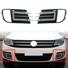 LED Front Grill Tagfahrleuchten Tagfahrlicht Pure Weiß für VW Tiguan 2013 - 2016