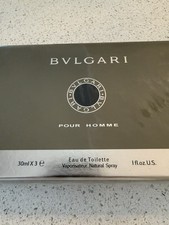 RARE & DISCONTINUED: Bvlgari Pour Homme 3-Piece Set  (3 x 30ml) Brand New Sealed