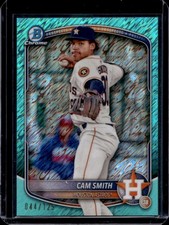 2025 Bowman Cam Smith Chrome Prospects Aqua Shimmer #/125 Astros