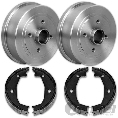 Tambour de Frein 180mm + Convient pour Peugeot 206 Seulement Véhicules Sans ABS - Photo 1/2