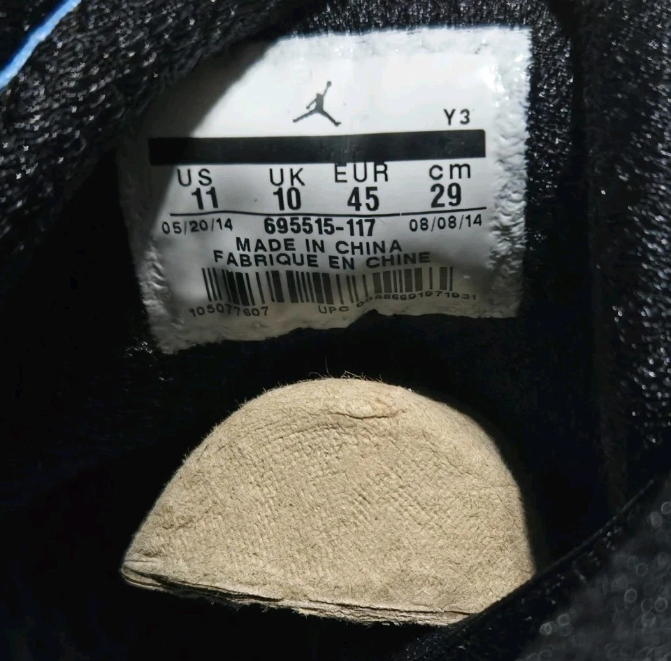 Talla 11 Air Jordan 29 Legend Azul Retro 695515-117 2014 UNC NUEVO Foto 4 de 4