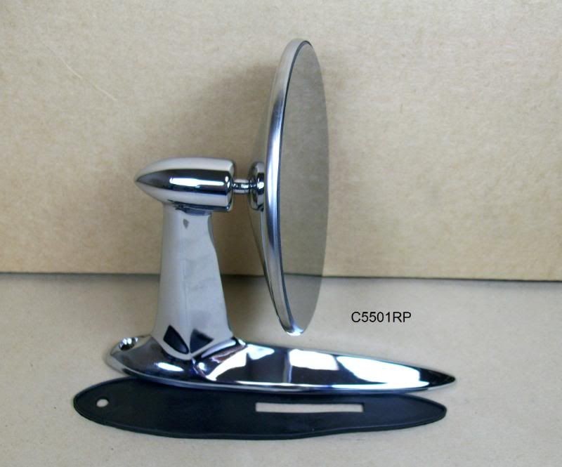 1953 1958 Pontiac All Outside Door Mirror, C519802RP