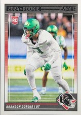 2024 Score #346 Brandon Dorlus Atlanta Falcons