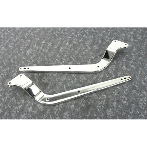 Wyatt Gatling Chrome Replica Rear Fender Strut Set - F51-0215