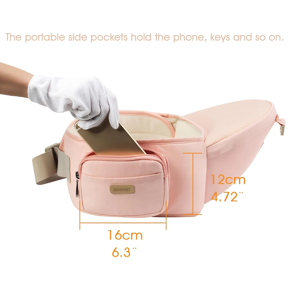 3 in 1 Ergonomic 360° Soft Baby Carrier, Baby Sling Comfortable Adjustable Po... - Image 4 of 4