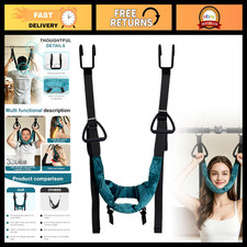 Portable Cervical Neck Traction Device - Over Door Neck Stretcher Hammock for Ho