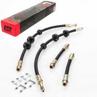 4X Bremsschlauch Leitung Bremse +Haltefeder Vorne Hinten FüR Seat Cordoba 6K
